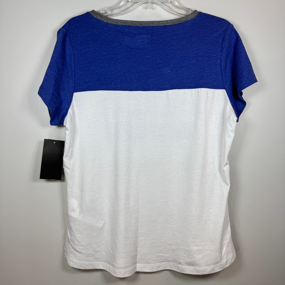 Captivating Kentucky Wildcats Womens Large Colorblock V-Neck Graphic Tee NWT - Picture 6 of 6